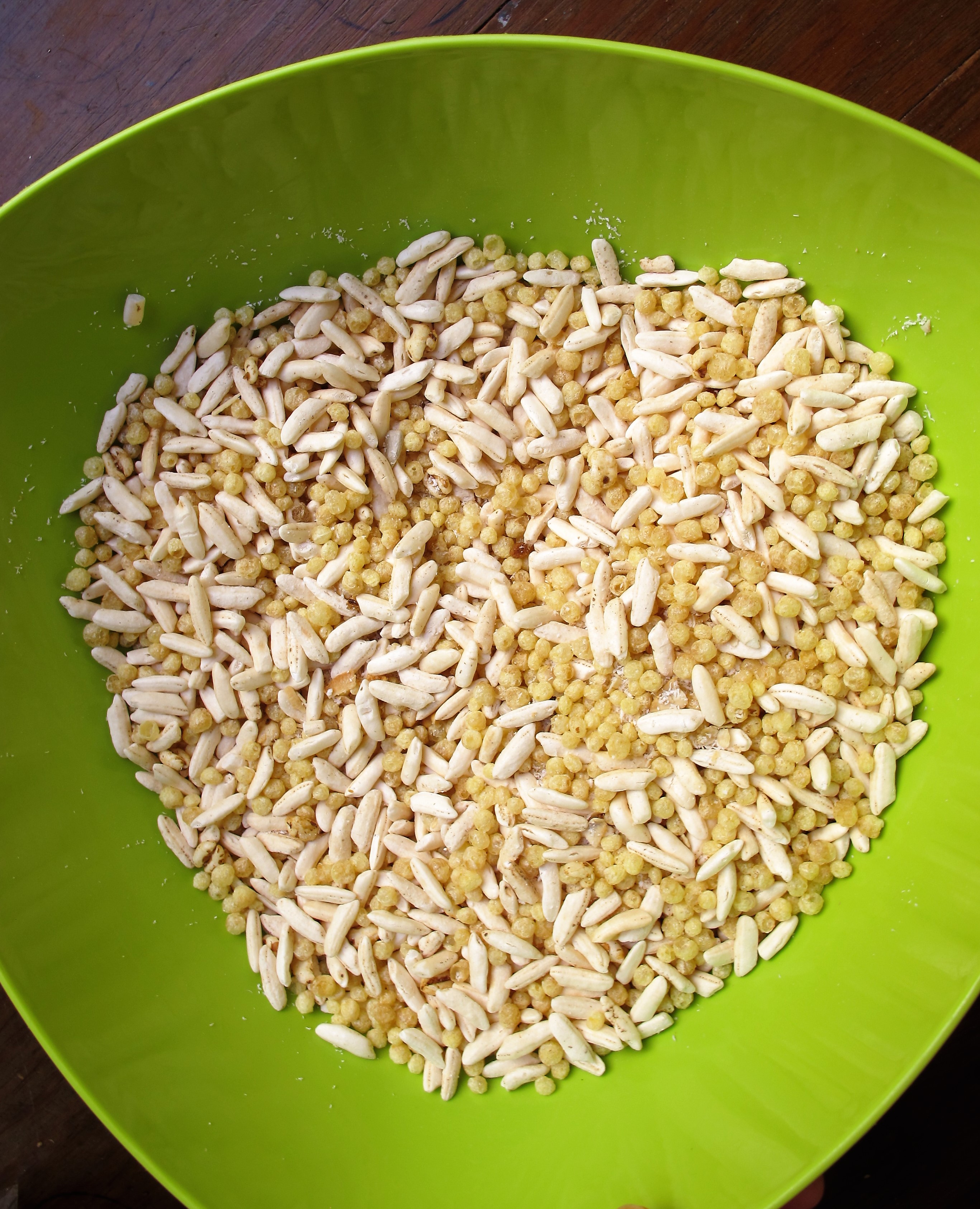 Snack de cereales inflados – Natalia Kiako